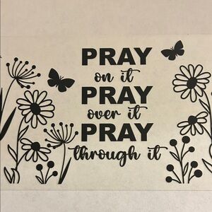 Pray Cup Decal